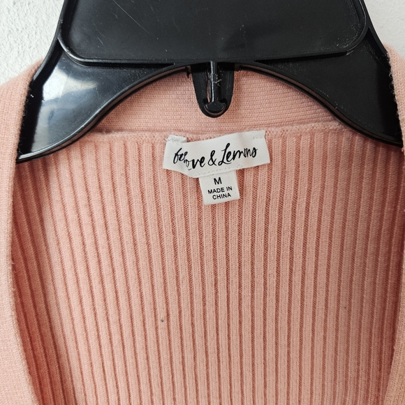 For Love And Lemons Nina Cardigan Peach Pink Size M - Picture 3 of 7